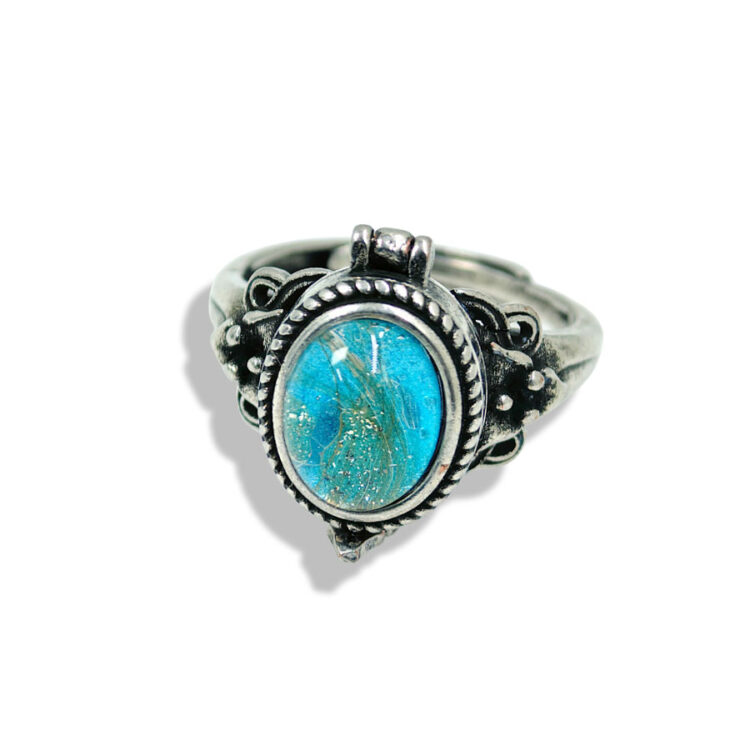 Vintage Rotating Keepsake Ring - 图片 3