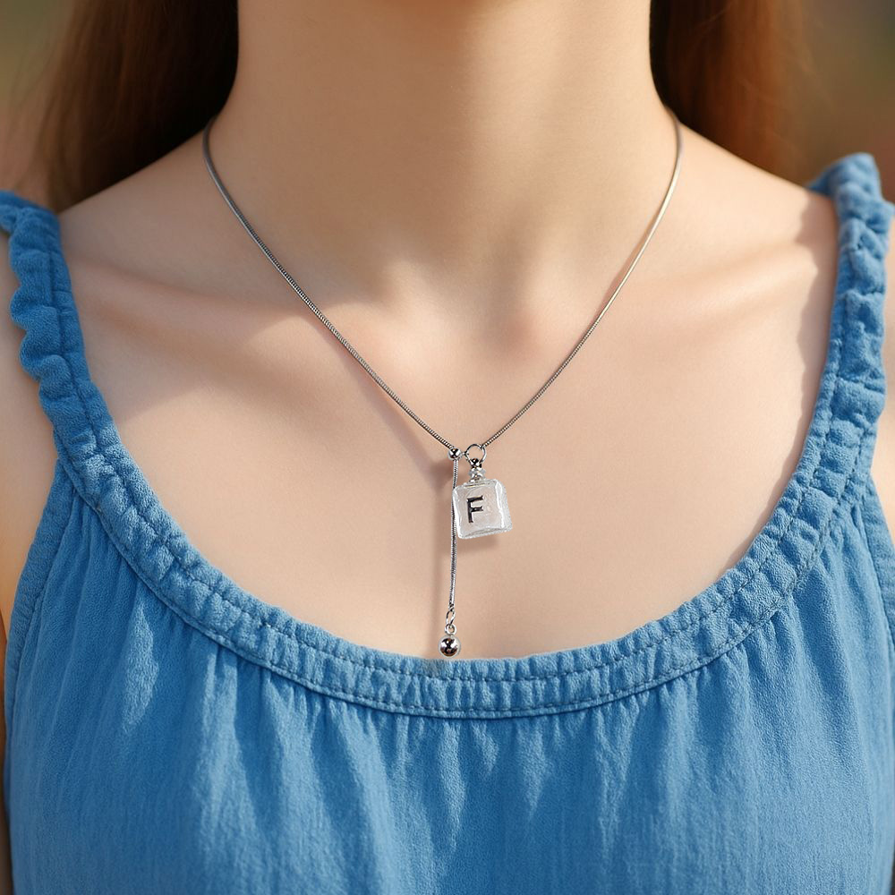 Transparent Wishing Bottle Necklace