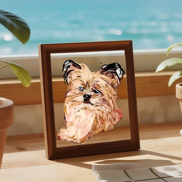 3D Acrylic Pet Portrait Frame - 图片 3