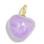 Amethyst-Inspired Purple Resin Bead