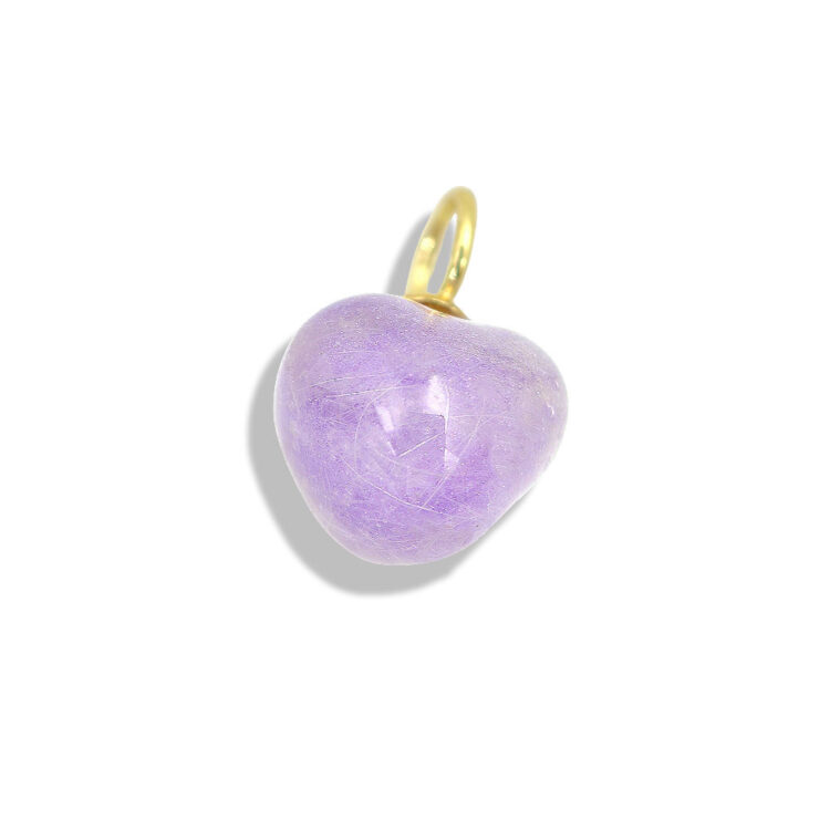 Kitten Heart Charm Necklace - 图片 5