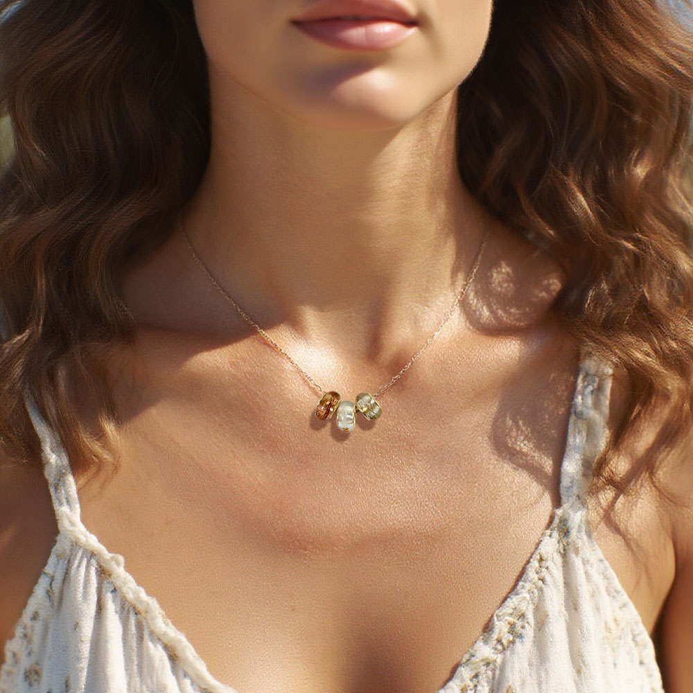 Moonlit Bead Necklace