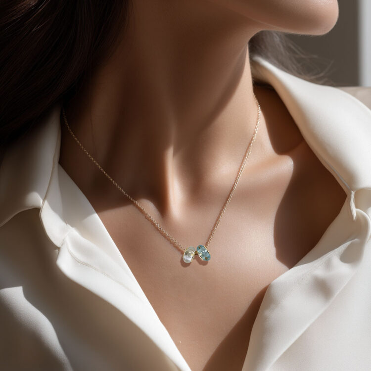 Moonlit Bead Necklace - 图片 2